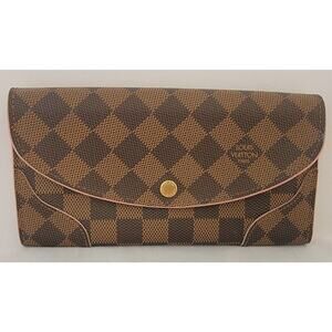 Louis Vuitton Portefueille Caissa Wallet DE Rose Ballerine interior w/box & dust